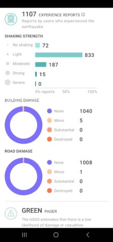 MyShake Earthquake Alerts для Android — скриншот 4