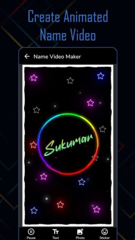 Name Video Maker для Android — скриншот 2