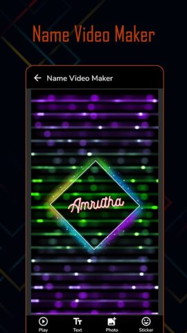 Name Video Maker для Android — скриншот 4