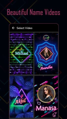 Name Video Maker для Android — скриншот 5