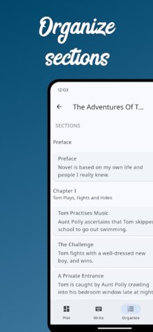 Novelist — Write novels для Android — скриншот 4