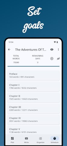 Novelist — Write novels для Android — скриншот 5