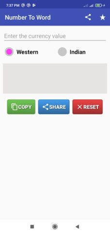 Number to Word Converter для Android — скриншот 1