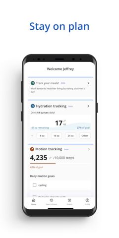 OPTAVIA для Android — скриншот 1