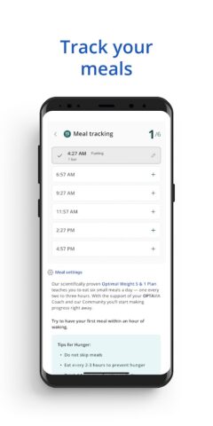 OPTAVIA для Android — скриншот 3