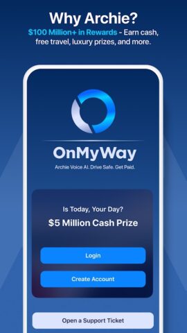 OnMyWay: Driving Rewards для Android — скриншот 1
