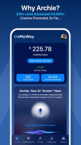 OnMyWay: Driving Rewards для Android — скриншот 2