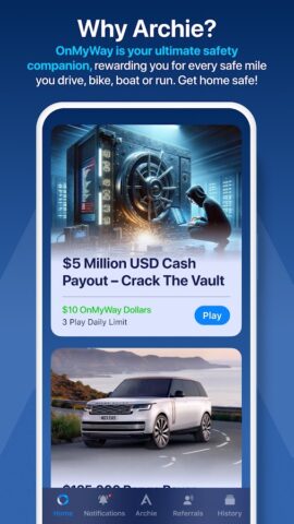 OnMyWay: Driving Rewards для Android — скриншот 3