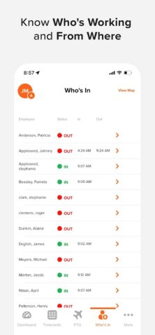 OnTheClock Employee Time Clock для Android — скриншот 4