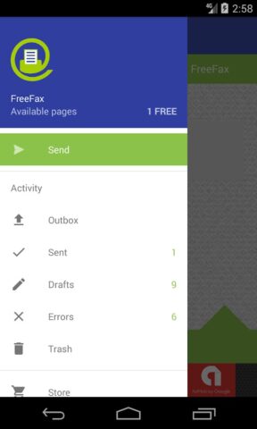 PC-FAX.com FreeFax для Android — скриншот 5