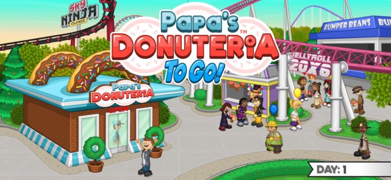 Papa’s Donuteria To Go! — скриншот 1