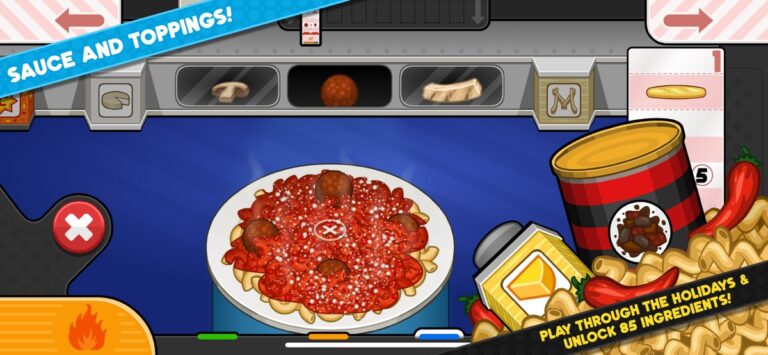 Papa’s Pastaria To Go! для iOS — скриншот 4