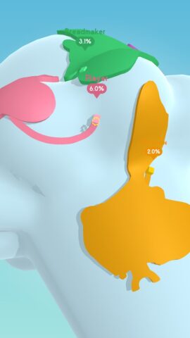 Paper.io 3D для Android — скриншот 5