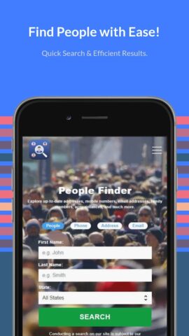 People Finder для Android — скриншот 1
