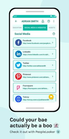 PeopleLooker Background Search для Android — скриншот 2
