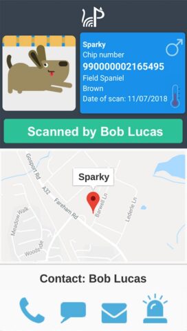 PetScanner Find.Scan.Reunite. для Android — скриншот 1