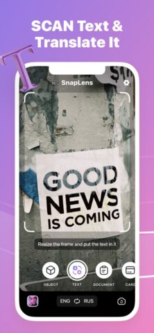 PhotoLens: Переводчик с Фото для iOS — скриншот 5