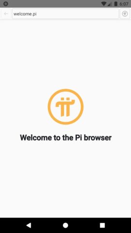 Pi Browser для Android — скриншот 1
