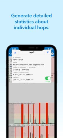 PingPlotter для iOS — скриншот 2