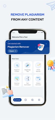 Plagiarism remover-AI detector для Android — скриншот 1