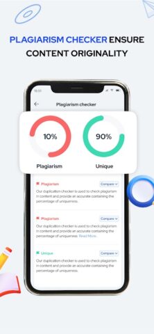 Plagiarism remover-AI detector для Android — скриншот 3