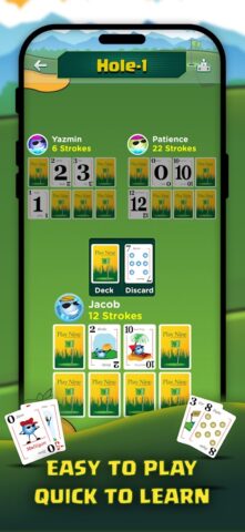 Play Nine: Golf Card Game для Android — скриншот 2