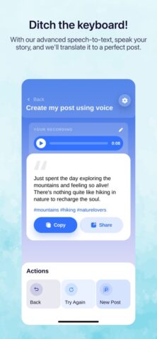 PostPro: ИИ-Генератор Постов для iOS — скриншот 3
