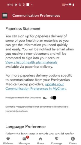 Presbyterian myPRES для Android — скриншот 4