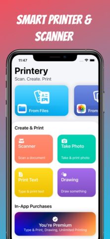 Принтер и сканер: печать фото для iOS — скриншот 1