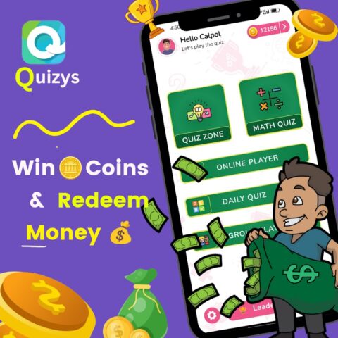 Quizys: Learn, Quiz & Earn для Android — скриншот 1