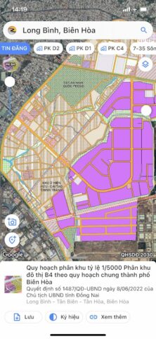 Quy Hoạch Đồng Nai для Android — скриншот 4