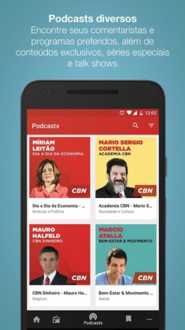 Rádio CBN для Android — скриншот 4