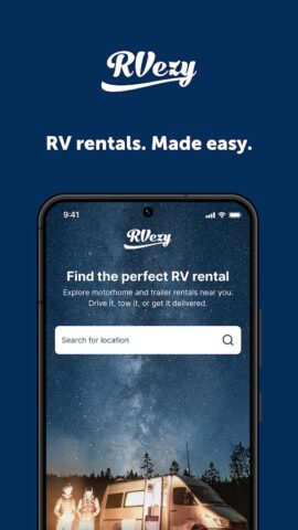 RVezy — RV Rentals. Made Easy для Android — скриншот 1