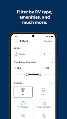 RVezy — RV Rentals. Made Easy для Android — скриншот 4