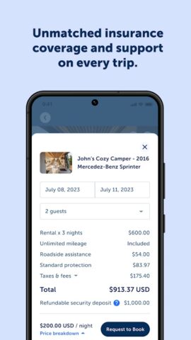 RVezy — RV Rentals. Made Easy для Android — скриншот 5