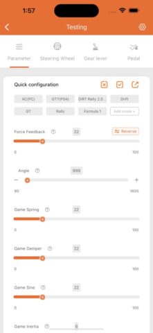 Racing Wheel для iOS — скриншот 2