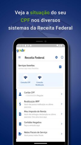 Receita Federal для Android — скриншот 4