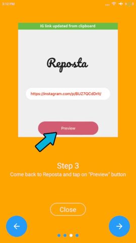 Reposta Reposter for Instagram для Android — скриншот 4