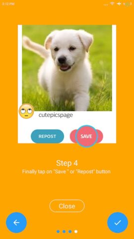 Reposta Reposter for Instagram для Android — скриншот 5