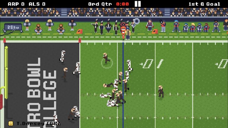 Retro Bowl College для Android — скриншот 1