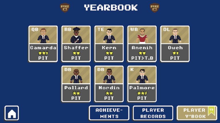 Retro Bowl College для Android — скриншот 3