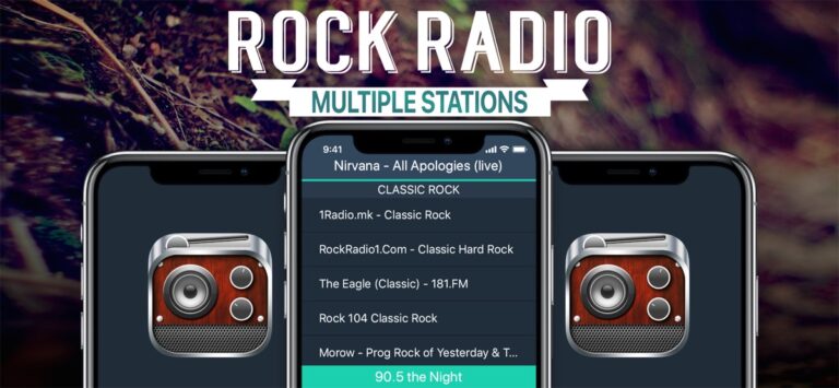 Рок радио для iOS — скриншот 1
