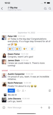Rocket.Chat для iOS — скриншот 1