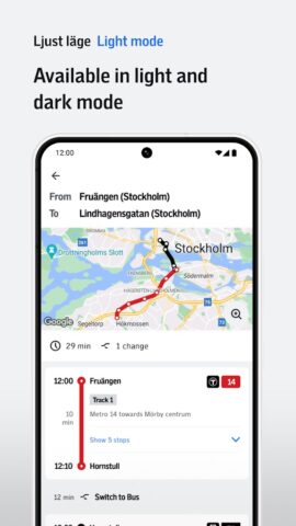 SL-Journey planner and tickets для Android — скриншот 5