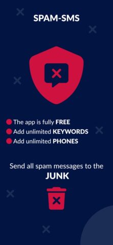 SPAM-SMS для iOS — скриншот 1