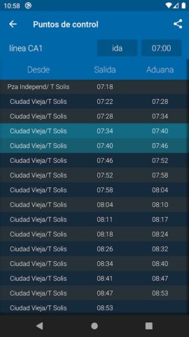 STM Montevideo для Android — скриншот 4