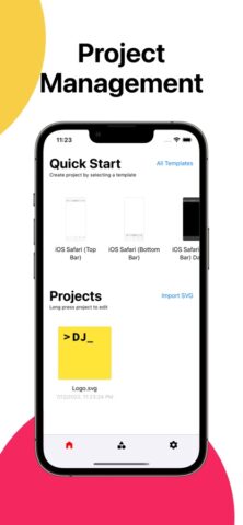 Редактор SVG векторная графика для iOS — скриншот 4