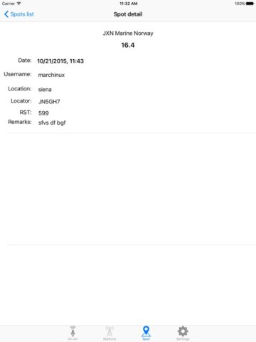 SWListener — radio scanner для iOS — скриншот 4