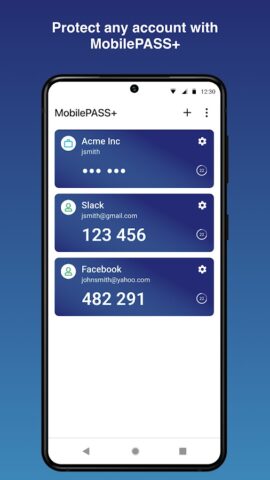 SafeNet MobilePASS+ для Android — скриншот 1