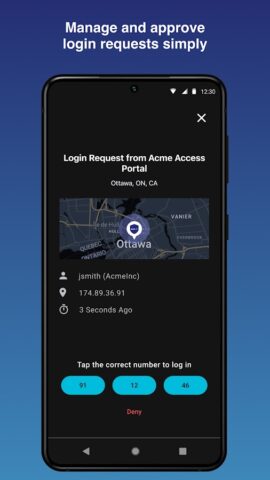 SafeNet MobilePASS+ для Android — скриншот 2